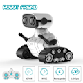 Miniatyrbild 2 av 7: Robot leksaker uppladdningsbar RC robot för barn pojkar och flickor fjärrkontroll leksak med musik och LED ögon