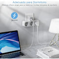 Pikkukuva 5 / 6: Virtanauha 3 AC pistorasialla +2 USB portit+ 1 tyyppi C, 6-in-1 pistoke pistoke sovitin seinä laturi