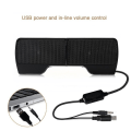 Miniatyrbillede 5 af 7: Mini Portable Clipon USB Stereo Speaker line Controller Soundbar