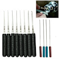 Miniatyrbild 3 av 4: Låssmed Lås Pick Set Rostfritt Stål Dubbel Rad Spänning Demontering Krokar Lås Pickar Verktyg Lockpick