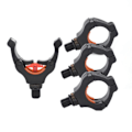 Miniatyrbillede 1 af 8: 4 stk Karper Fiske Stang Hvile Hoved Gripper til Stang Pod Holder