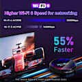 Pikkukuva 5 / 10: Android TV Box H96 MAX RK3528 4GB RAM 64GB ROM Android TV Box