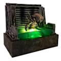 Miniatyrbild 1 av 10: Skräck film skulptur upplyst 3D modell harts hantverk hem fest dekor staty figur