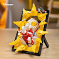 Miniatyrbilde 1 av 10: Creative Astronaut PhotoFrame Bygning Klosser Julenissen 3D Modell Diamant Blokker Leker