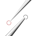 Miniatyrbilde 3 av 7: 1 Pack Extra Fine No. 5 Cellular Acne Svarthode pinsett