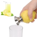 Miniatyrbilde 6 av 6: Rustfritt stål Sitron Squeezer Pourer Screen Manual  Simon Appelsin Limes Sitrus Juicer Squeeze Fruit Verktøy