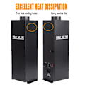Miniatyrbilde 6 av 8: 200W DMX Brannkaster Flame Effekt Projektor Maskin