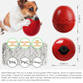 Miniatyrbilde 7 av 9: Hunde leke for små store hunder dinosaur egg sakte mater kjæledyr interaktive leker