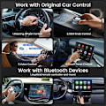 Miniatyrbilde 5 av 7: Android 13 Tv Box LED 8+128GB CarPlay Wireless Android Auto Wireless Adapter