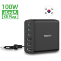 Miniatyrbillede 3 af 9: Multiple Type C Oplader USB C PD Hurtig Oplader Hurtig Opladning 4.0 3.0 Desktop Oplader Station