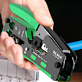 Miniatyrbilde 3 av 6: Nettverk kabel tang nettverk verktøy krymping tang palmestørrelse nettverk tang multifunksjonell wire stripper