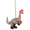 Miniatyrbillede 5 af 10: Jul pynt dinosaur hængende vedhæng tegneserie akryl dinosaur jule træ bil pynt