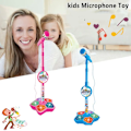 Miniatyrbilde 4 av 9: Barn mikrofon med stativ karaoke sang musikk instrument leker