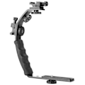 Pikkukuva 5 / 7: Kamera L Kiinnike Kiinnike Video Grip L-Kiinnike Kaksois Flash Kylmä Kenkä Kiinnike 1/4 tuumainen jalusta ruuvi