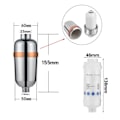 Miniatyrbillede 5 af 8: Badeværelse bruser filter badning vand filter renser