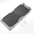 Miniatyrbild 1 av 4: 240 mm Aluminium Dator Kylare Vatten Kylare 18 Rör Rak Munn CPU Kylare Växlare