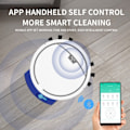 Miniatyrbild 4 av 7: Robot dammsugare 2800PA smart APP fjärrkontroll trådlös rengöring maskin