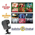 Miniatyrbild 4 av 7: Halloween Holographic Projector Spooky Nights Halloween Party Lights 12 Movies Window Wonderland Movie Projector