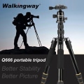 Miniatyrbillede 2 af 6: Letvægts Kamera Stativ Stativ  Bærbart Professionelt Aluminium Rejse Monopod Kugle Hoved Kompakt