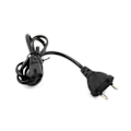 Miniatyrbillede 2 af 5: Universal 1m EU Standard til Figur 8 C7 2-Pin Stik AC Strøm Kabel Bly ledning