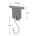 Miniatyrbilde 6 av 6: 8 deler  S-formet camping fortelt kroker klemmer bobil telt hengere lys hengere for campingvogn camper henger tilbehør