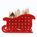 Miniatyrbillede 1 af 7: Jul Slæder Advent Kalender Ornamenter Træ Lysende Dekoration Gadget