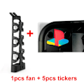 Miniatyrbillede 3 af 8: PS5 Tilbehør Køling Blæser med LED Lys til Playstation 5 Både Disc og Digital Editions Gaming Tilbehør Kølesystem