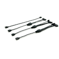 Pikkukuva 2 / 10: RGB SYNC Jakaja, 12V 4Pin RGB / 5V 3Pin ARGB SYNC HUB siirto jatkokaapeli
