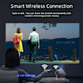 Pikkukuva 4 / 7: Laadukas A003 MINI Projektori WIFI Kannettava Koti teatteri Elokuva Beamer Smart TV Sync Android Puhelin LED Projektorit 4k elokuvalle
