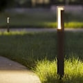 Pikkukuva 8 / 8: Ulkokäyttöön vedenpitävä IP65 10W LED nurmikon lamppu  alumiini pylväs puutarha polku neliö maisema nurmikon valot