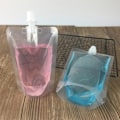 Miniatyrbillede 4 af 6: Gennemsigtig plastik poser med drikke pose forseglet genanvendelig drik juice mælk kaffe rejse arrangør pose