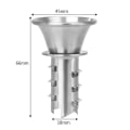Miniatyrbilde 3 av 6: Rustfritt stål Sitron Squeezer Pourer Screen Manual  Simon Appelsin Limes Sitrus Juicer Squeeze Fruit Verktøy