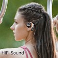 Miniatyrbilde 4 av 7: Åpne Ear Hodetelefoner TWS True Trådløse Earplus with Earkroker Bluetooth Bone Conduction Earphone handsfree