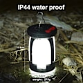 Miniatyrbilde 3 av 7: High Power Solar LED Camping Lantern Opladbar Emergency Power Bank Foldable Light