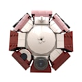 Miniatyrbillede 6 af 6: Obi-Waned Robot L0-LA59 Lola Inspireret Elektronisk Droid Model Bygningsblokke