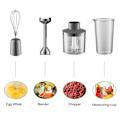 Miniatyrbilde 7 av 7: Hånd immersjon blender 1000W Kraftig 4-i-1 rustfritt stål pinne mat mikser