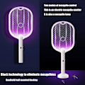 Pikkukuva 3 / 8: 3 in 1 sähkö Mosquito Swatter, Mosquito Killer lamppu   TYPE-C latauksella
