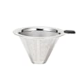 Miniatyrbilde 5 av 6: Dobbelt lag Praktisk Papirløs Slitesterk Gjenbrukbar Dripper trakt kjegle kaffe filter