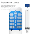 Pikkukuva 5 / 7: 9W Sähkö Tahme Trap Mosquito Kill Lamp UV Light Wave Uhe Repelente Mosquitos Anti Fly