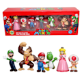 Miniatyrbild 2 av 10: Super Mario Bros PVC Action Figur Leksaker Dockor Modell Set Luigi Yoshi Donkey Kong svamp