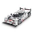 Miniatyrbild 1 av 6: Teknisk Kända Super Racing Bil Bygg Block MOC Statisk Modell Klossar Barn Montering Fordon Set