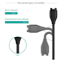 Miniatyrbilde 3 av 6: USB lader kabel data ledning lader