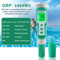 Miniatyrbillede 5 af 7: 10 in 1 PH/EC/TDS/ORP/H2/Fertile/Salinity/S.G./Rresistivity/Temp  Vand Kvalitet Meter Digital Multifunktion Tester