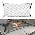 Miniatyrbild 4 av 8: 120cm 60cmCar-Styling Stövel Snöre Mesh Elastisk Hög kvalitet Nylon Bak Bak Last Koffert Förvaring Arrangör Bagage Net