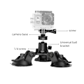 Miniatyrbillede 4 af 6: Triple Sugekop Montering med 1/4'' Standard Gevind Adapter til Gopro