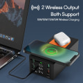 Miniatyrbild 4 av 7: 150W USB Typ C PD Snabb Laddare Station Qi Trådlös Laddare Snabb Charge 4.0 3.0 USB Telefon Laddare