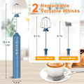 Miniatyrbillede 3 af 7: Kaffe mælk skummer drikke mixer blendere til køkken pisker mixer håndholdt mælk skummer