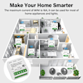 Pikkukuva 7 / 7: 16A WiFi Smart Switch tuki 2-suuntainen ohjaus kytkin moduuli APP Kaukosäädin ohjaus työ