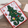 Miniatyrbillede 4 af 10: Kreativ Gør-det-selv Træ Jule Træ Vindue Butik Indkøbscenter Desktop Display Rekvisitter Ornament