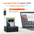 Pikkukuva 7 / 10: Kaksipaikkainen kiintolevy telakka 2,5% 2F3,5 tuumainen HDD SSD SATA USB C 3.0 HDD telakka asema